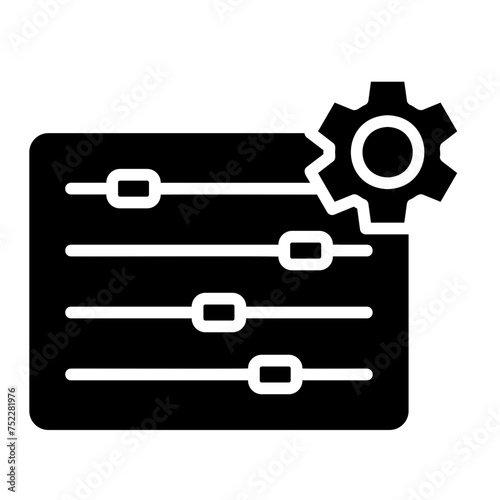 adjust glyph icon