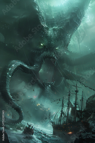 Eldritch horrors lurking beneath the sea ancient and unfathomable
