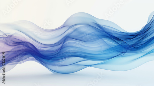 wave on white background