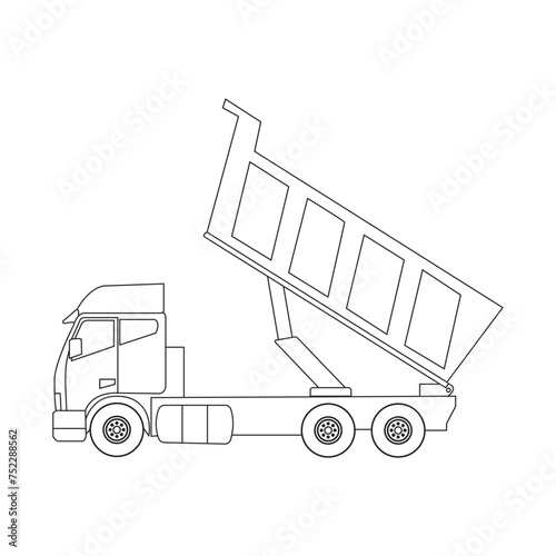 Dump truck icon