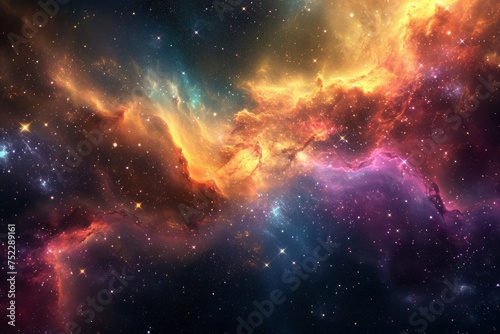 Colorful galaxy