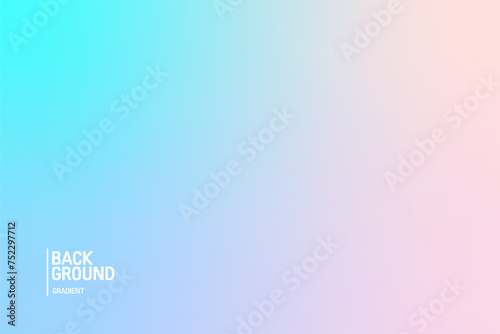 Colorful blue and pink mesh gradient background. Banner template vector illustration. Abstract background