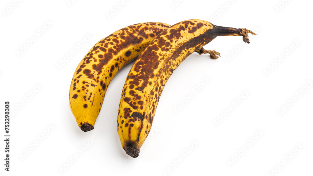 Bananas isolated on a white background.
