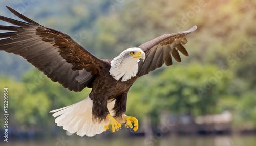 Graceful Eagle in Flight: A Stunning Sight