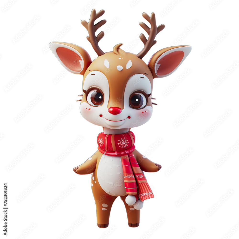 reindeer with nose