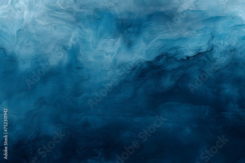 Abstract watercolor paint background by gradient deep blue color with liquid fluid for background banner 