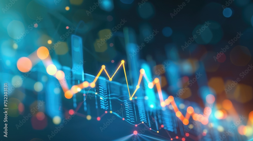 Business graph growth chart, finance and investment Business graph growth chart, finance and investment