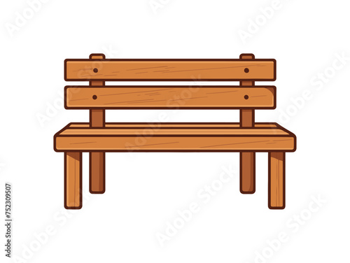 wood bench with good quality and design