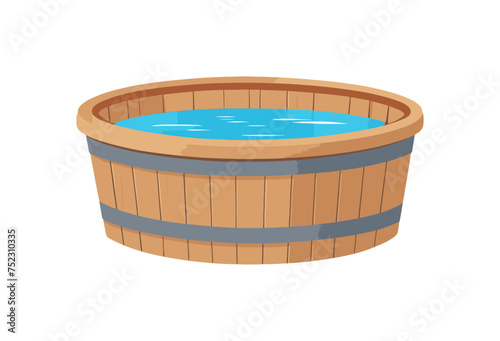 wood water tub with good quality and design