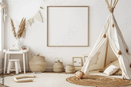 Teepee Tent in Corner of Room © RGShirtWorks 