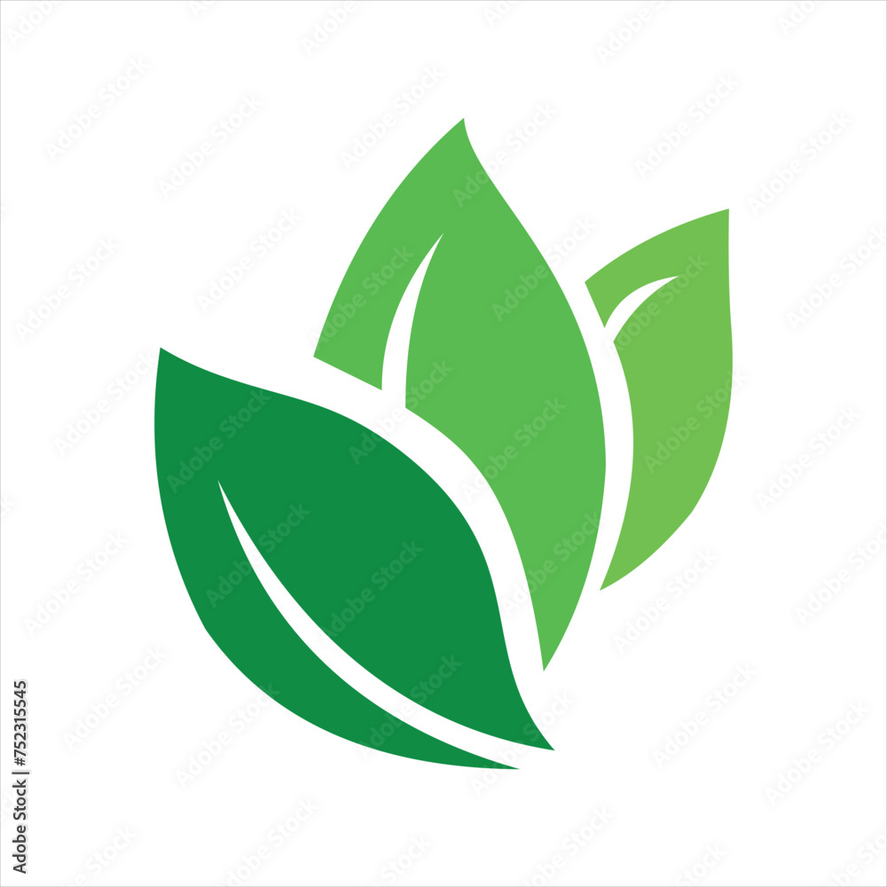 Leaf  three Logo Illustration