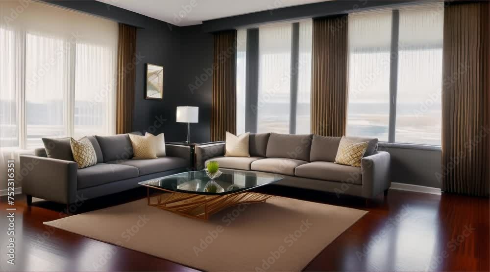 Living room interior Living room interior