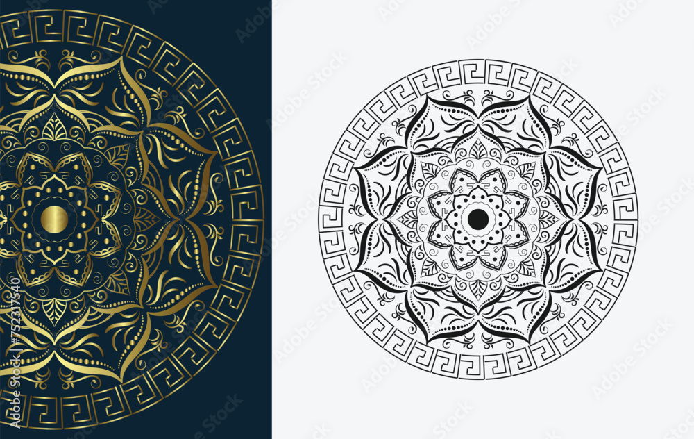 Mandala boho design vector Mandala boho design vector
