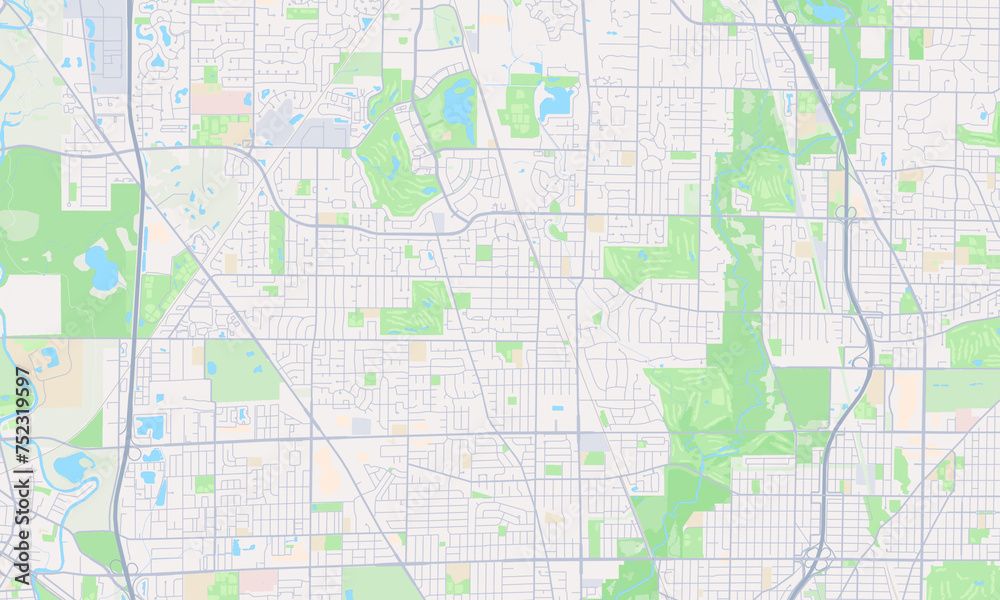 Glenview Illinois Map, Detailed Map of Glenview Illinois