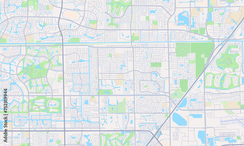 North Lauderdale Florida Map, Detailed Map of North Lauderdale Florida