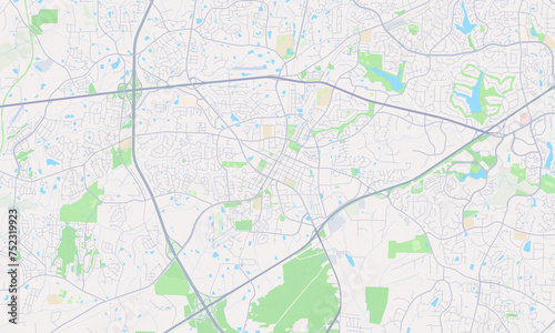 Apex North Carolina Map, Detailed Map of Apex North Carolina