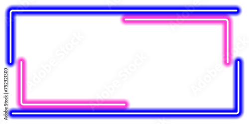 Free Download Glowing Rectangle Neon - GFXLoad