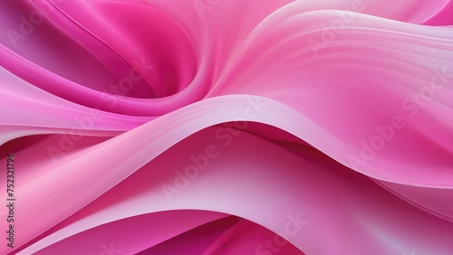 Abstract 3D business technology background, silk-like textures swirling in shades of pink, resemble an aurora, digital painting, ultra clear