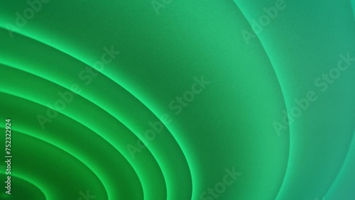 Green abstract concentric circles background