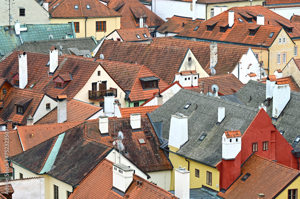 The world-famous old town of Český Krumlov.