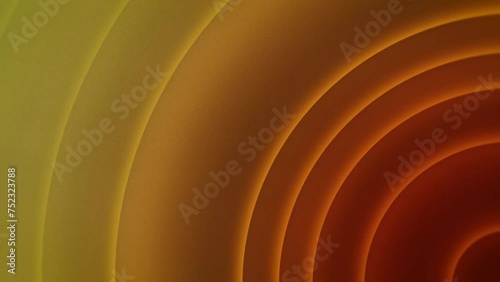 Orange abstract concentric circles background