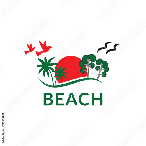 Tropical beach escape 