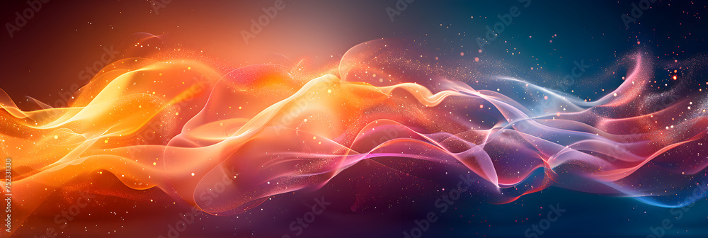 Abstract Background,
An abstract image of a colorful flame on a black background
