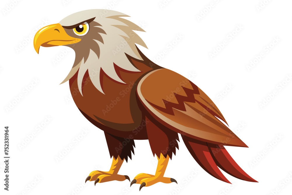 Obraz premium Eagle Vector Illustration Design