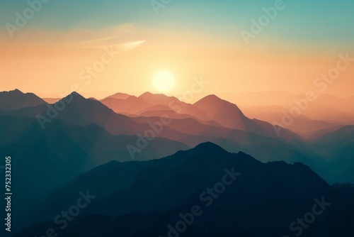 Silhouette of mountains © Manzoor