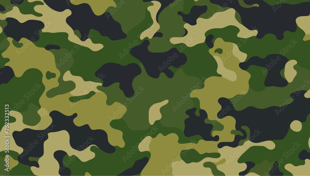Camouflage seamless pattern background. Green military camouflage backdrop banner. Vector design. Camouflage seamless pattern background. Green military camouflage backdrop banner. Vector design.