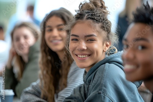 Latin woman smiling