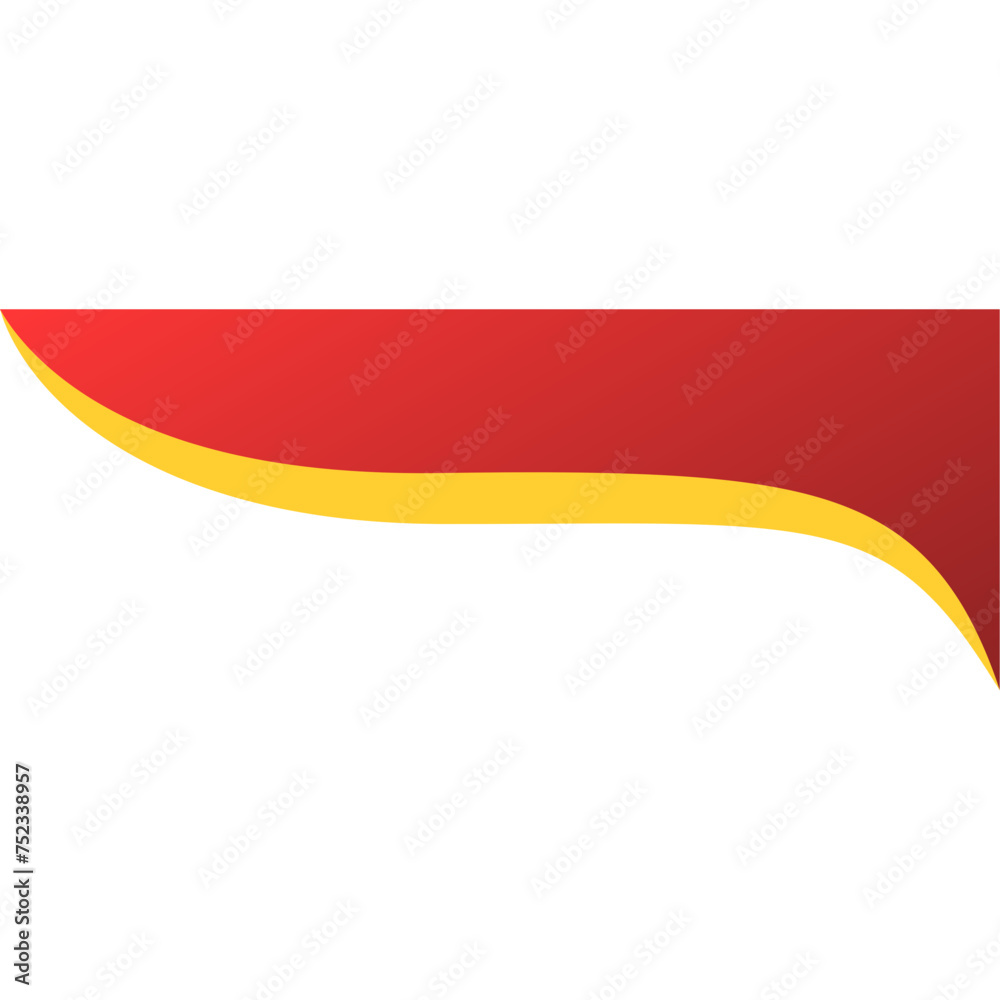 Obraz premium Red Chinese Border Corner Gradient