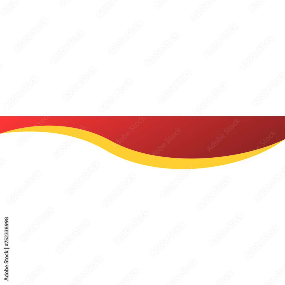 Obraz premium Red Chinese Border Corner Gradient