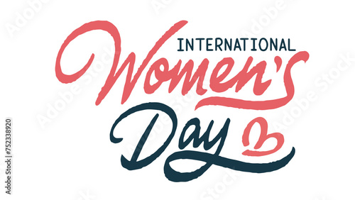 International Women s Day poster template   typography  happy women   s day  png