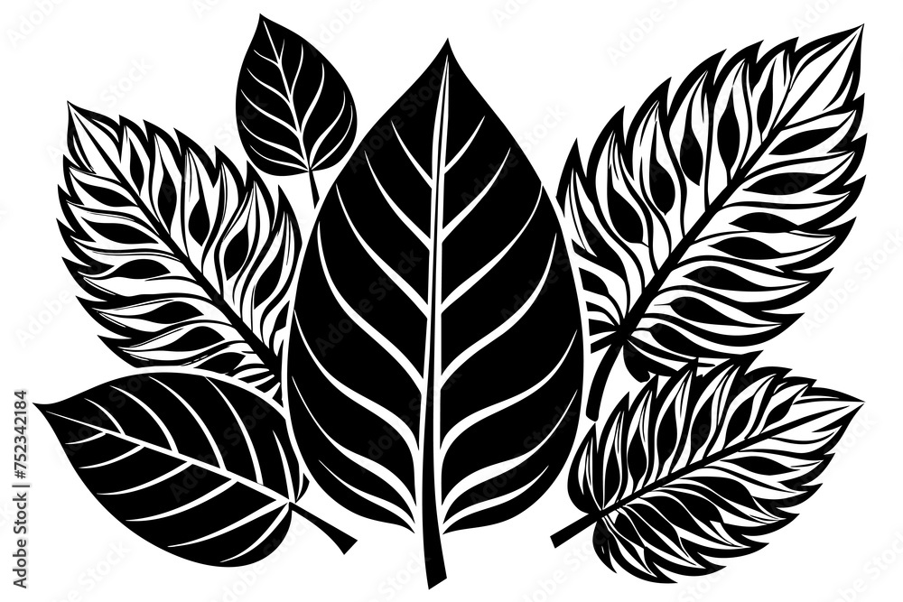 Vector leaves: nature in design Vector leaves: nature in design