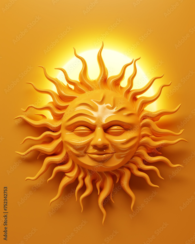 sun, 3d сreated with Generative Ai sun, 3d сreated with Generative Ai