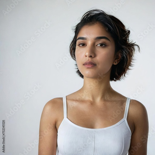 portrait of a woman with sport clothes 