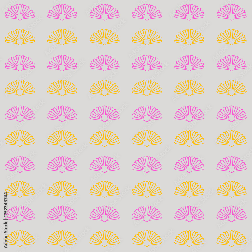 Sea Shells Summer Pattern Texture Background Vector Sea Shells Summer Pattern Texture Background Vector