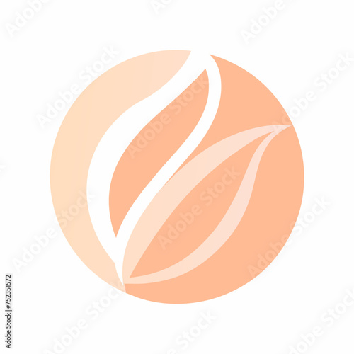 Vector logo for organic cosmetics