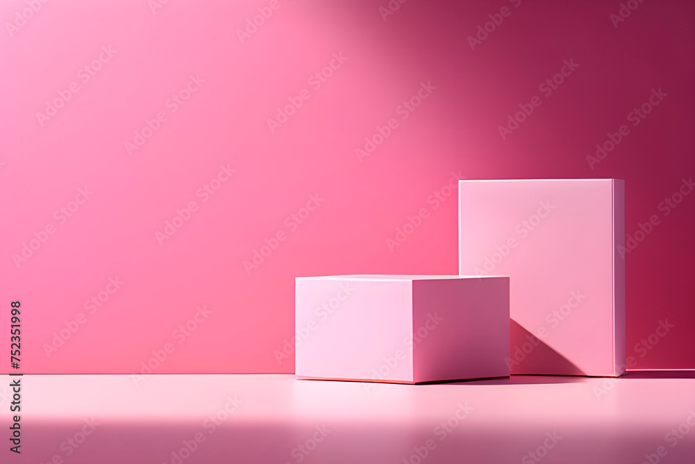 3d pink box 3d pink box