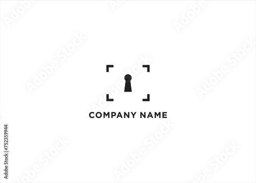 key camera template logo design