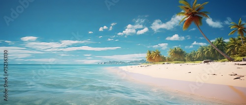 Tropical Paradise: Sandy Beach with Remote Island, Canon RF 50mm f/1.2L USM Capture © Nazia