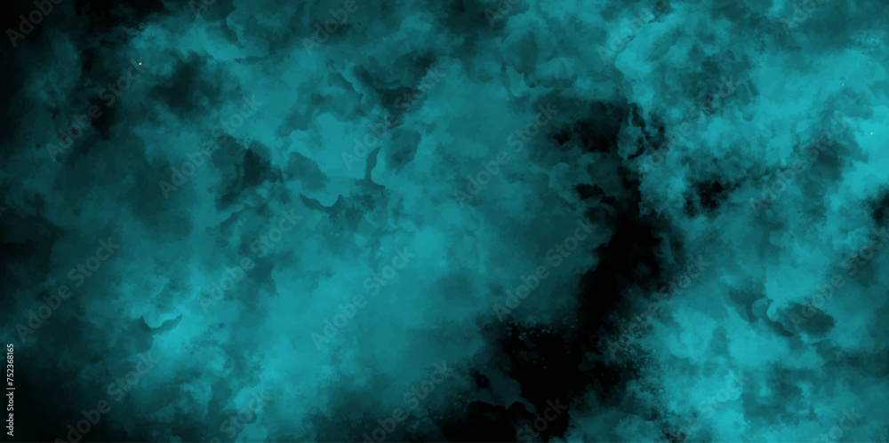 Blue celestial smoke in dark background. Paradise Texture and desktop blue grunge smoke texture, Seamless Blue deep grunge texture vintage background. Blue Grunge Concrete Wall Texture.
