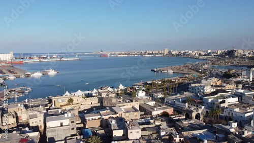 view of the port Libya, tripoli