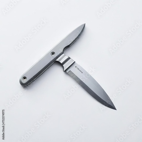  knife on white background