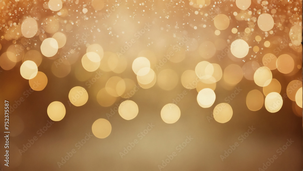 Soft and inviting mustard bokeh on a subtly blurred peach background - an alluring banner.
