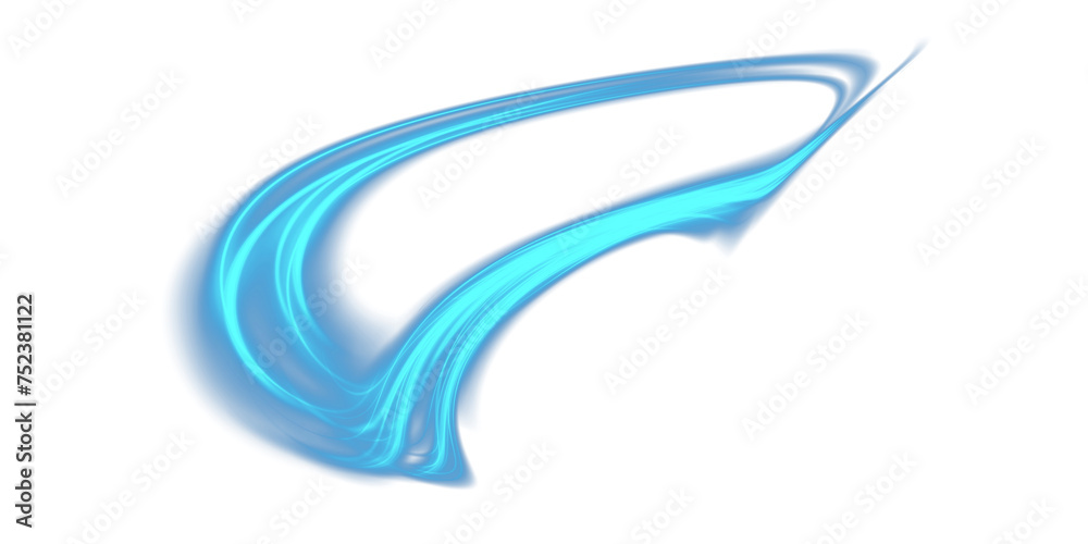 Blue glowing shiny lines effect. Luminous blue lines of speed. Light glowing effect. Light trail wave, fire path trace line and incandescence curve twirl. PNG. Blue glowing shiny lines effect. Luminous blue lines of speed. Light glowing effect. Light trail wave, fire path trace line and incandescence curve twirl. PNG.
