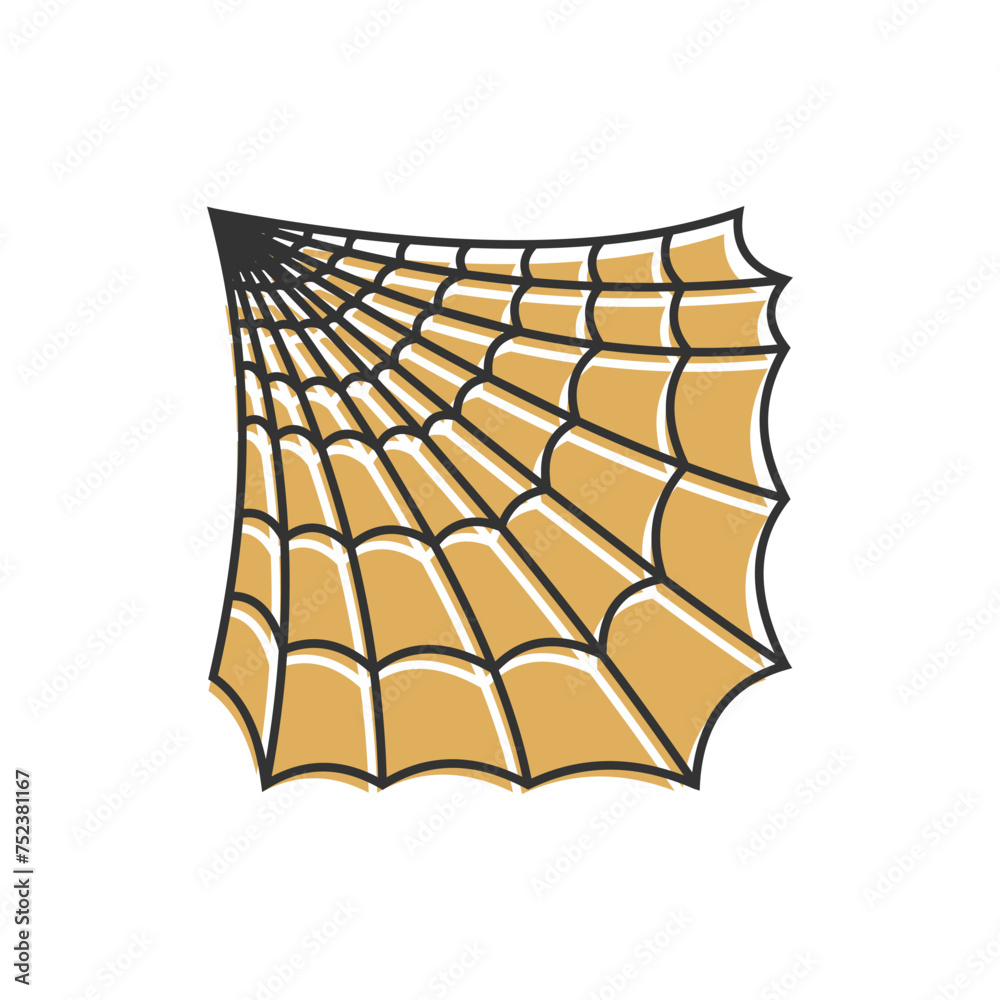Fototapeta premium Spider web logo design with modern concept