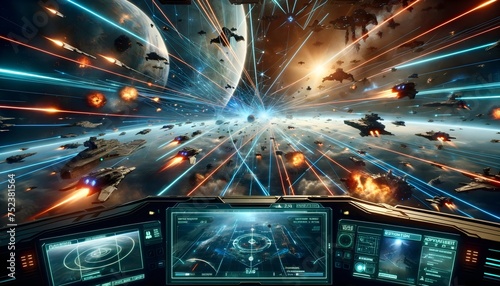 Epic Space Battle in Sci-Fi Shooter Game