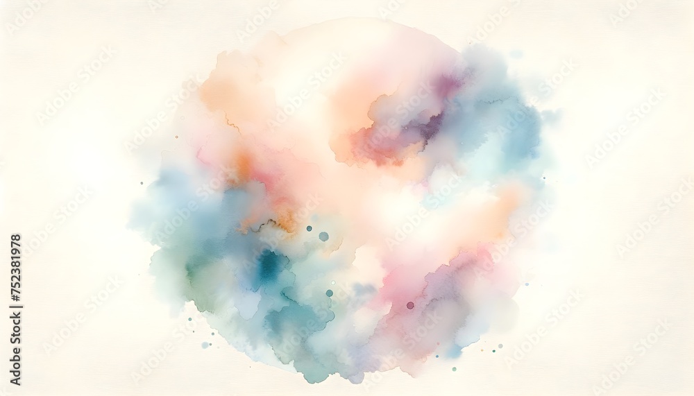 Soothing Watercolor Wash for Calm and Artistic Backgrounds